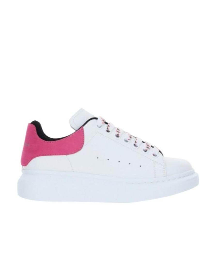 Alexander Mcqueen Oversized Lace-up Leather Sneakers