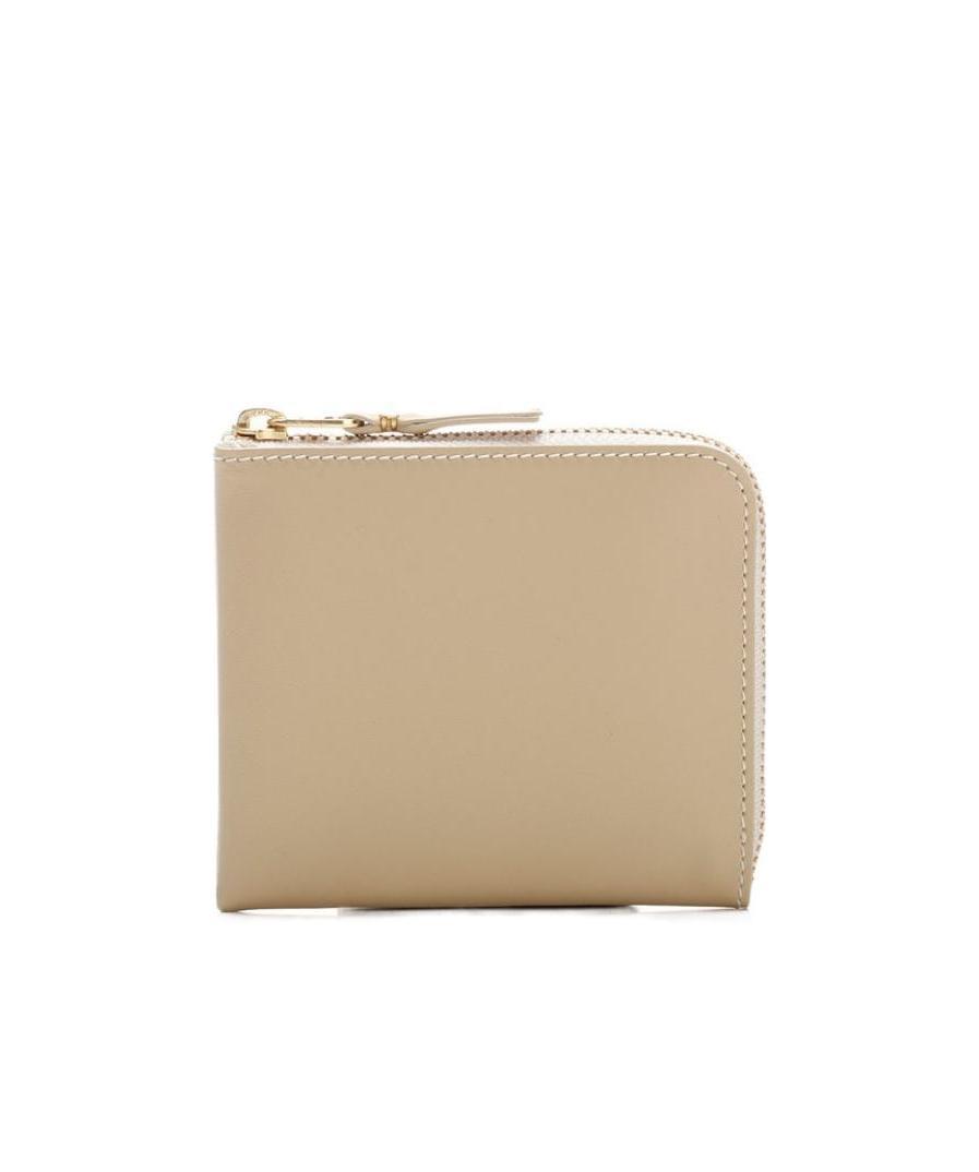 COMME DES GARÇONS LOGO ZIPPER WALLET