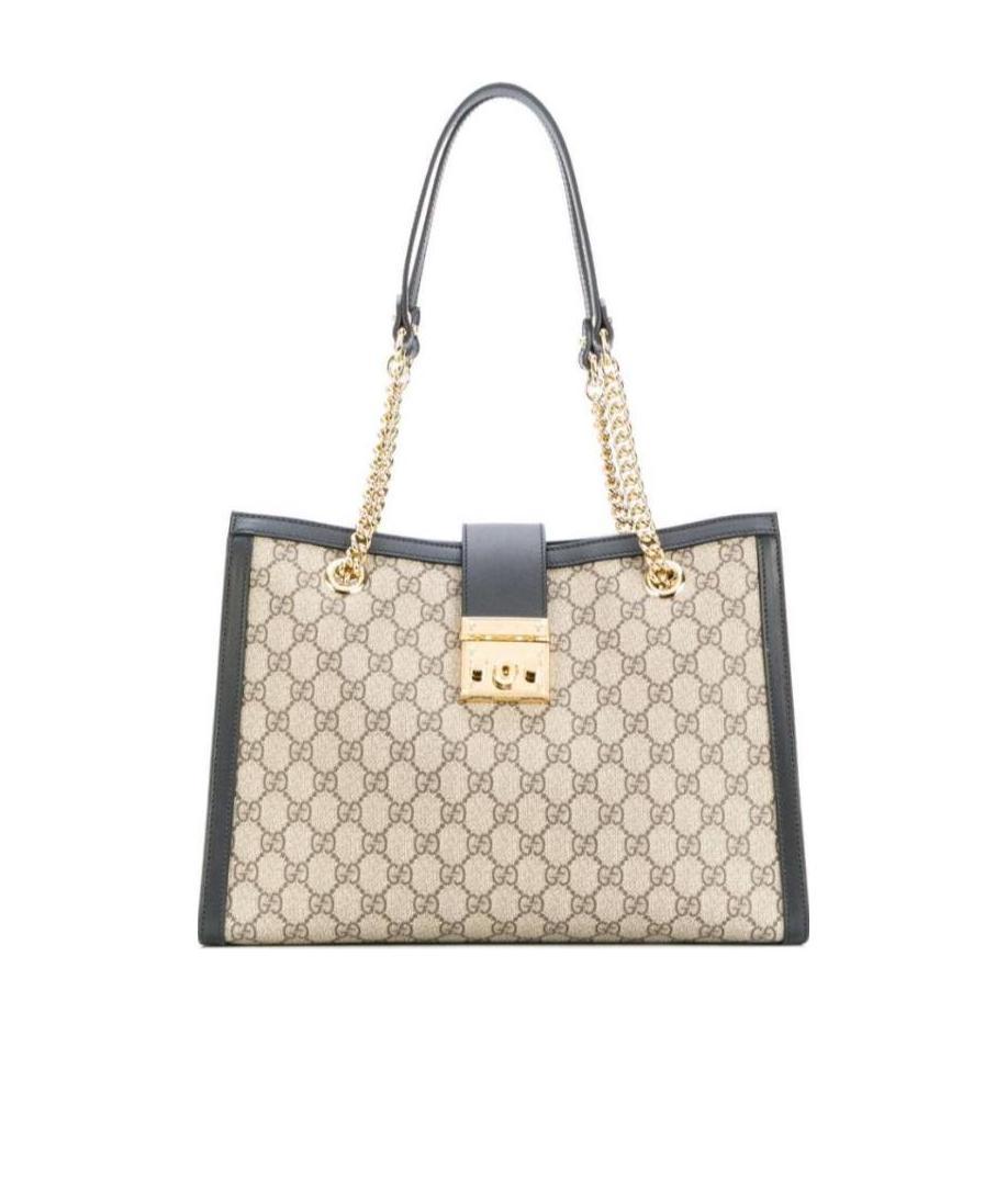 Gucci Padlock Medium Gg Shoulder Bag In Nude