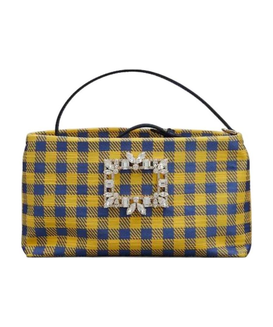 Roger Vivier Buckle Shoulder Bag In Brown