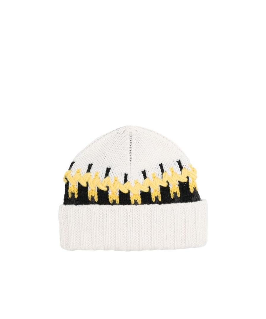 Ermanno Scervino Rib Knitted Hat In White
