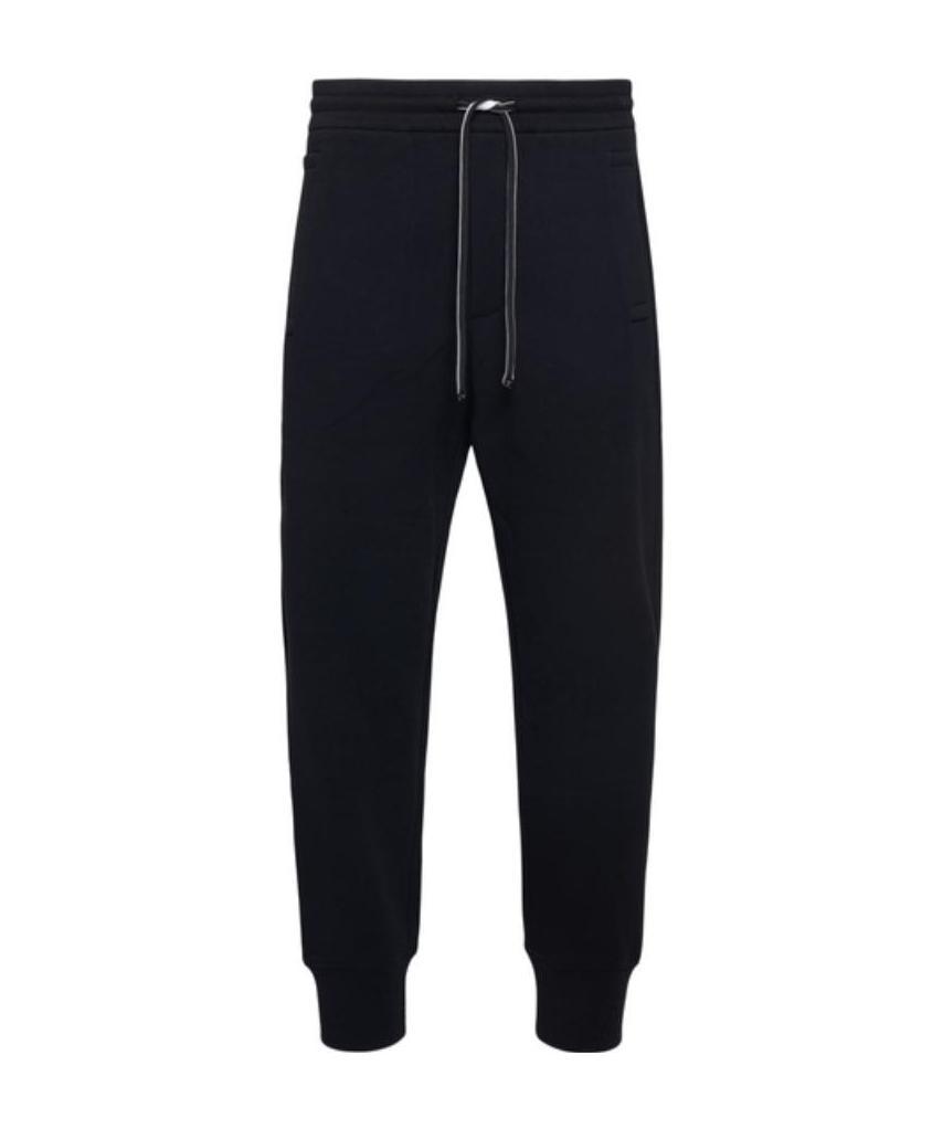 Emporio Armani Drawstring-waist Track Pants In Black