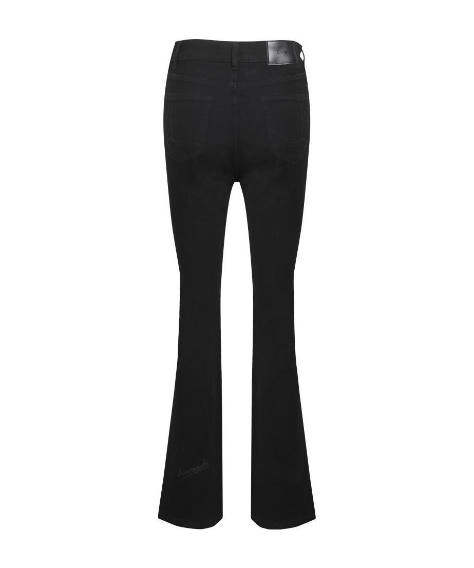 Liuregali Split Jeans In Black