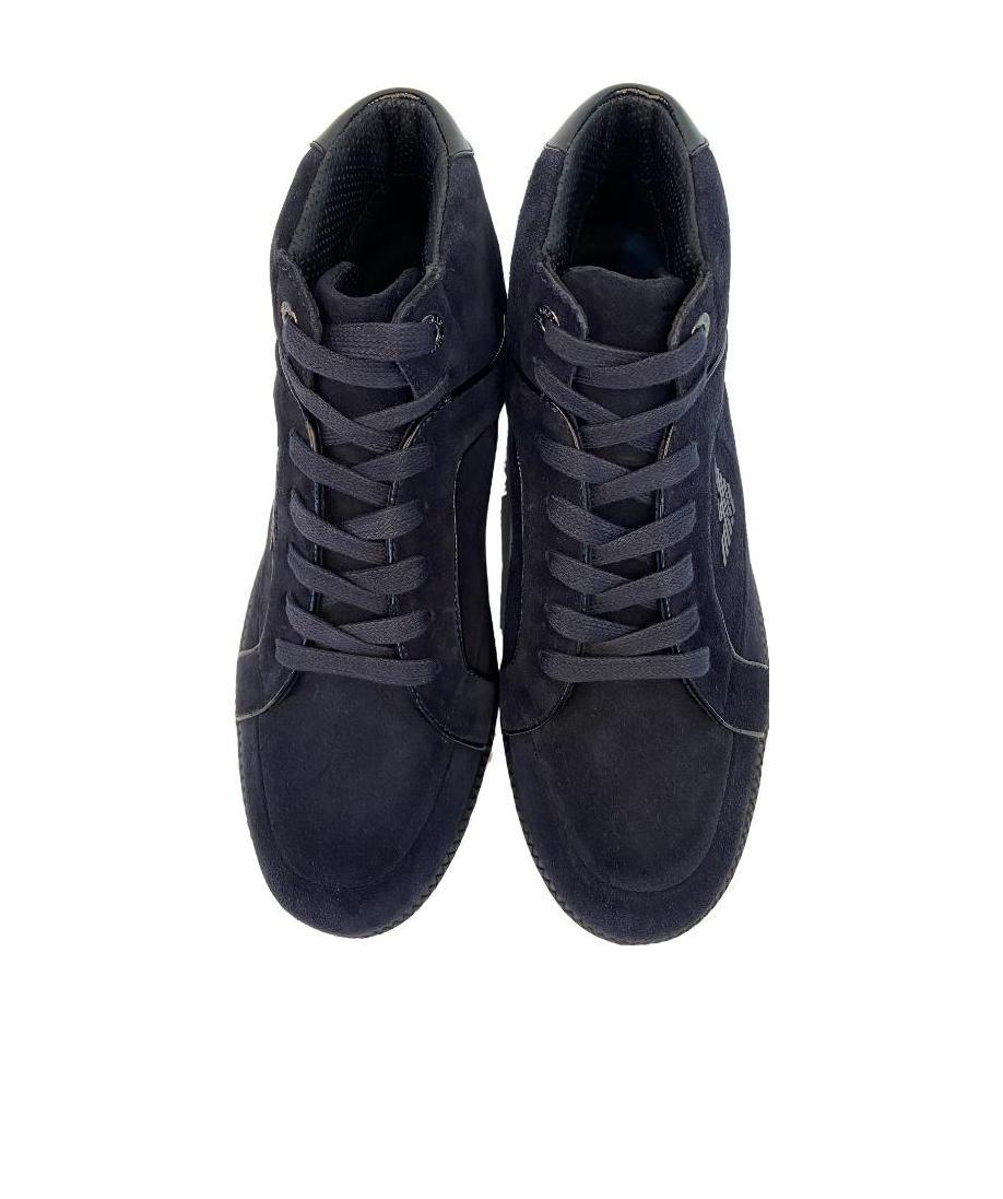 EMPORIO ARMANI LOGO DETAILS CASUAL SPORTS SHOES