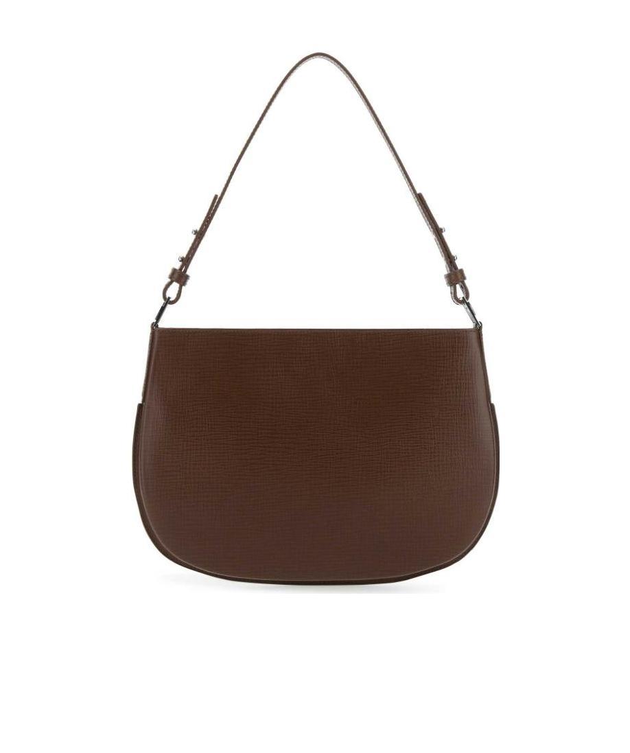 By Far Logo Shoulder Bag In Brown