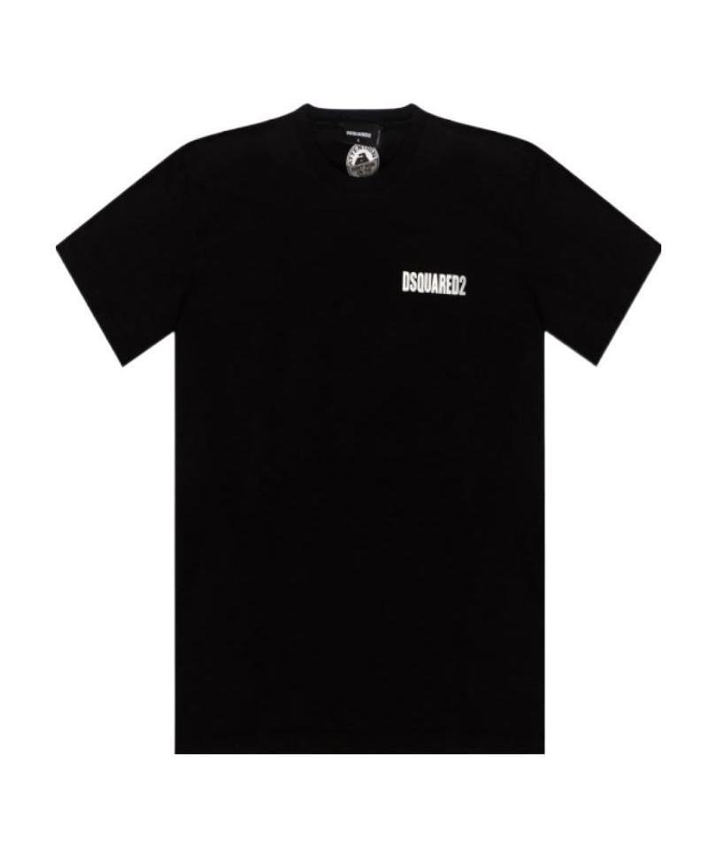 Dsquared2 Logo-print T-shirt In Black