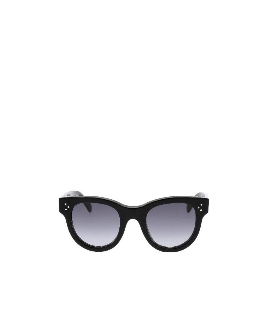 Celine Retro Square Sunglasses In Black