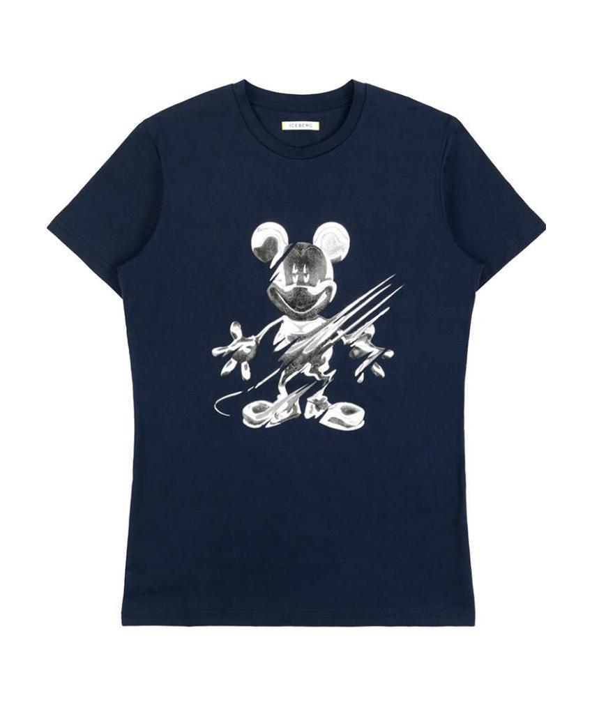 Iceberg Printed T-shirt In Black