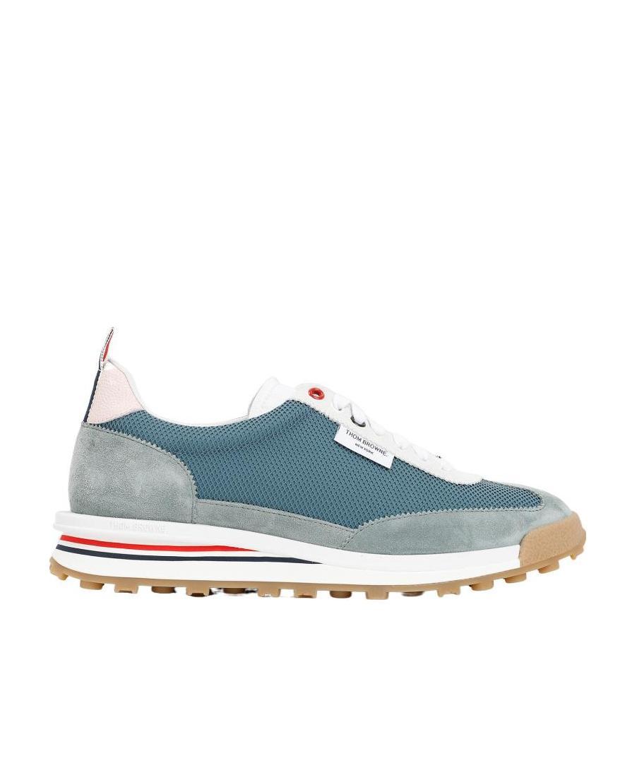 THOM BROWNE TECH RUNNER LOW-TOP PANELLED SNEAKERS