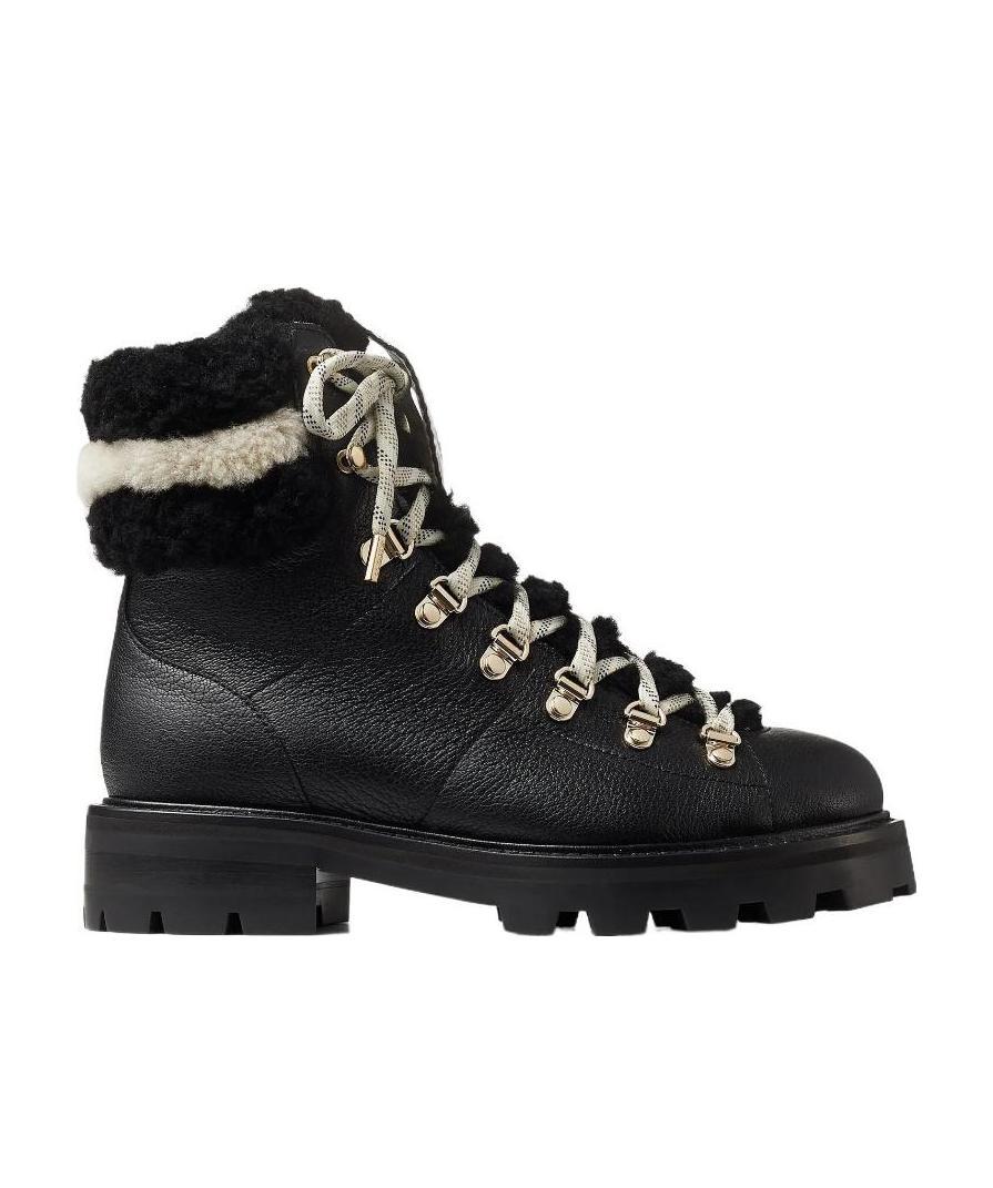 Jimmy Choo Ankle-length Lace-up Boots In Black
