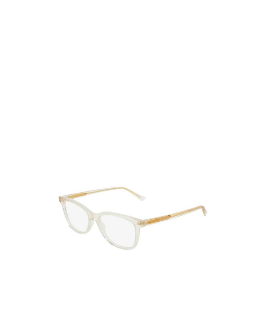 Bottega Veneta Logo Detail Flat Lens In White