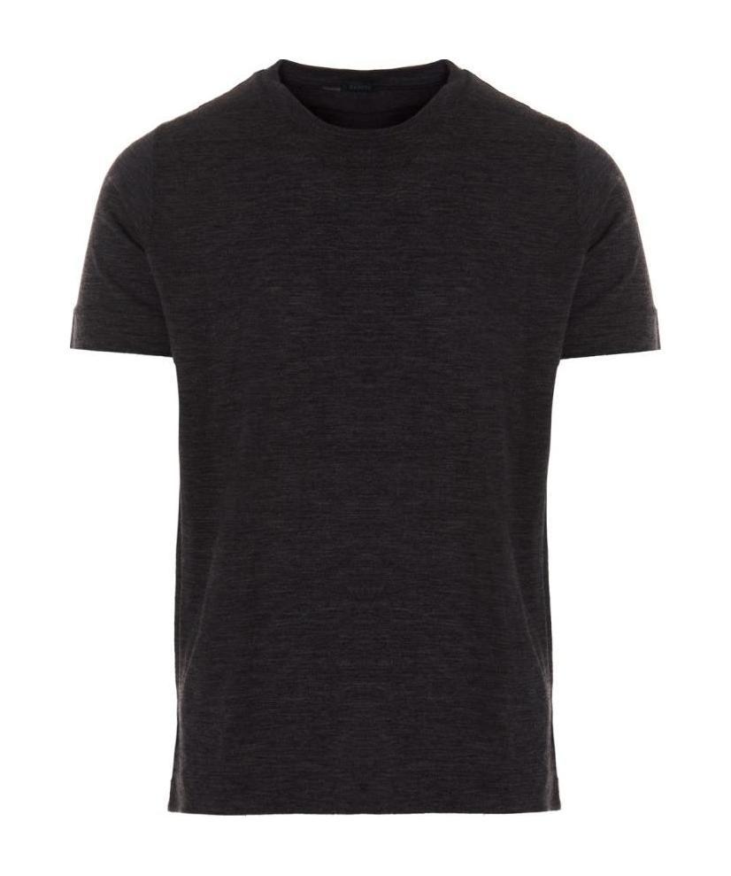 Zanone Printed Leisure T-shirt In Black
