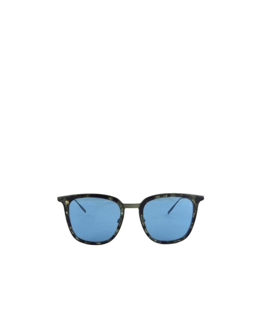 Tomas Maier Logo Details Sunglasses In Blue