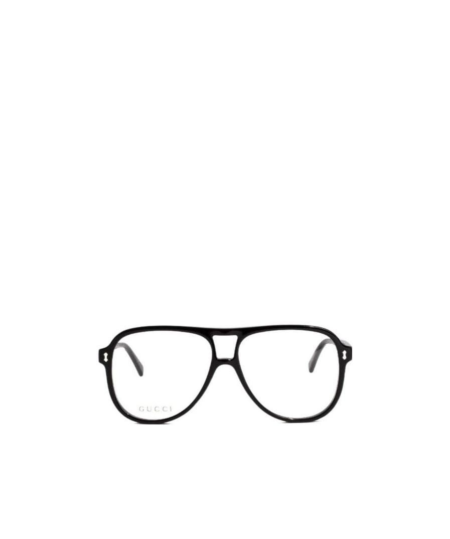 GUCCI AVIATOR-FRAME GLASSES 