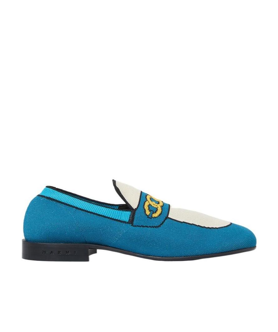 Marni Almond-toe Knitted Loafers