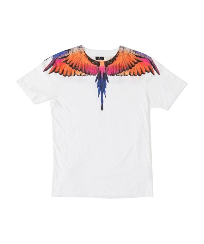 Marcelo Burlon County Of Milan Wing Printed T-shirt In White