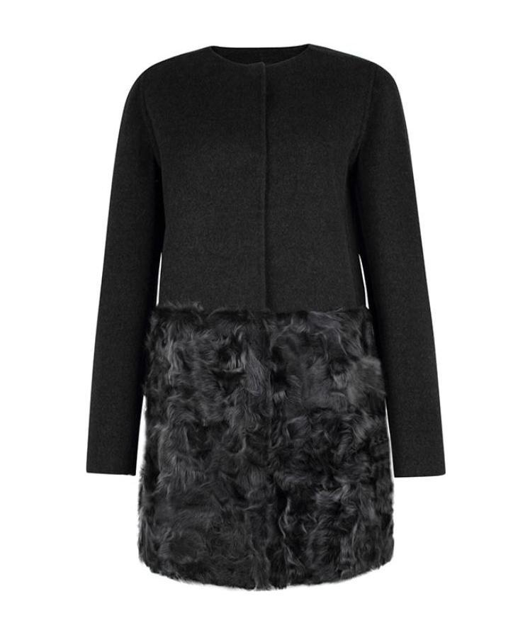 Max Mara Logo Casual Jacket In Black