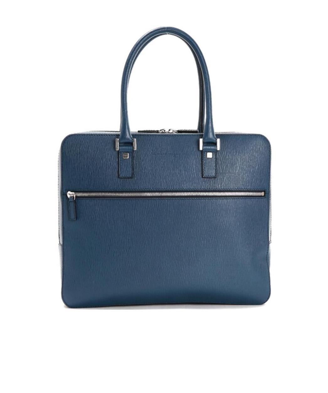 Ferragamo Logo Details Handbag In Blue