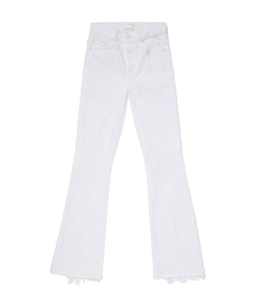 Mother The Kick It High Rise Jeans In Fairest Of Them All In White