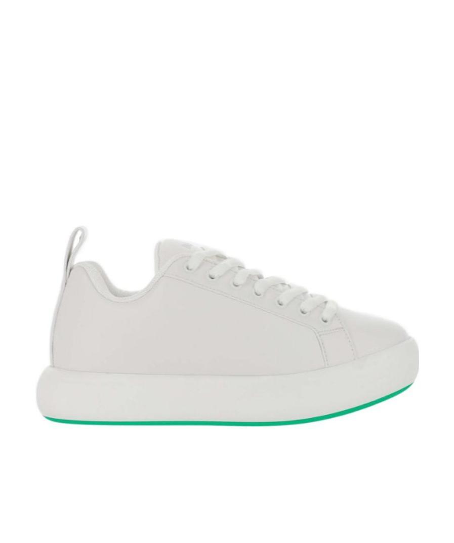Bottega Veneta Logo Laced With Low-upper Sneakers In White