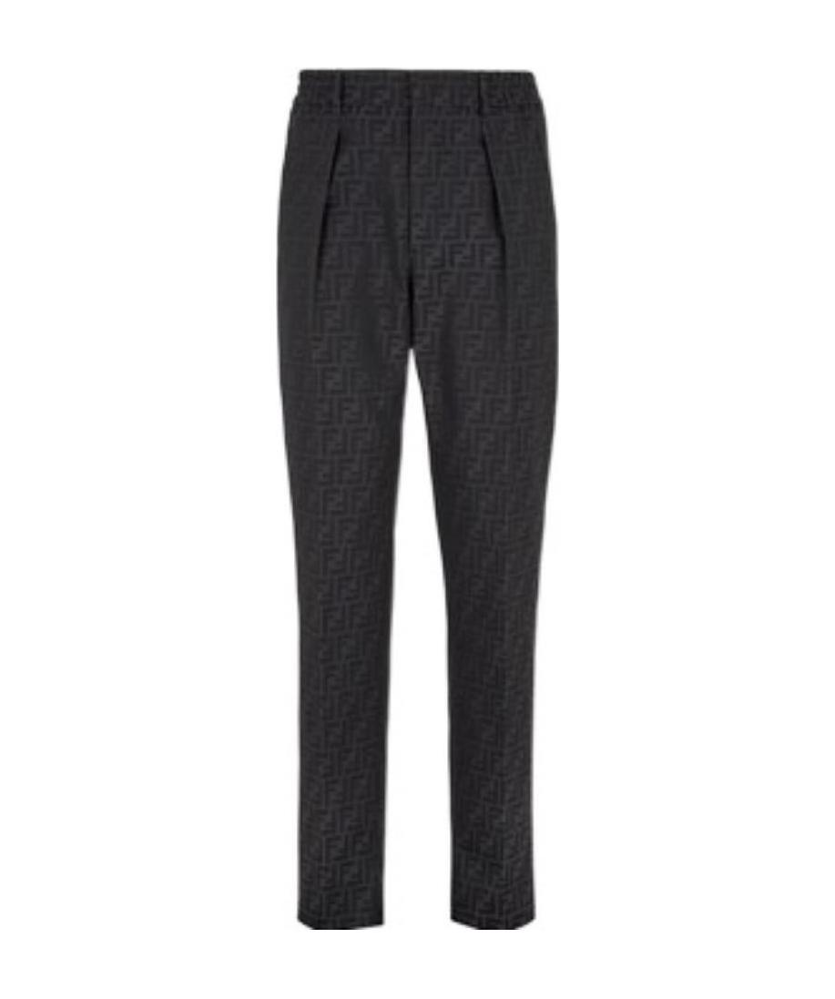 FENDI FF-MOTIF TAILORED TROUSERS 