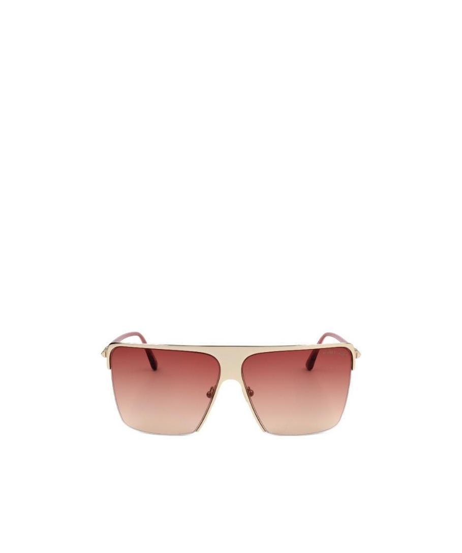 Tom Ford Square-frame Sunglasses In Nude