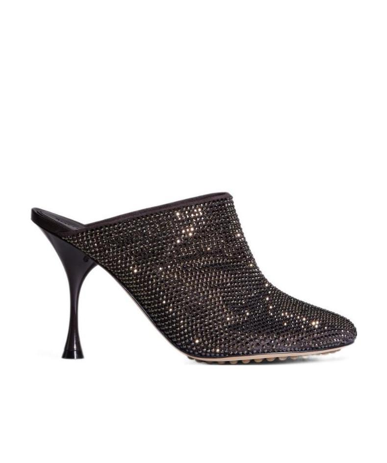 BOTTEGA VENETA DOT SOCK 90MM EMBELLISHED MULES