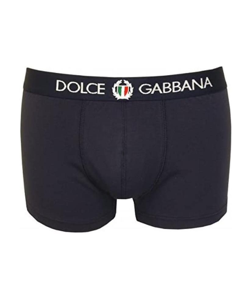 Dolce & Gabbana Two-way-stretch Cotton Jersey Boxers In Black