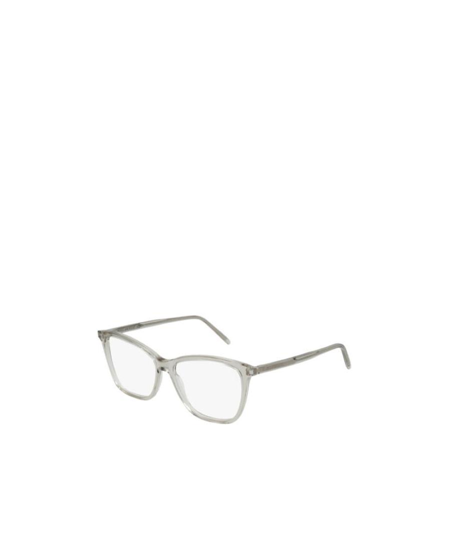 Saint Laurent Eyewear Cat-eye Frame Glasses In White