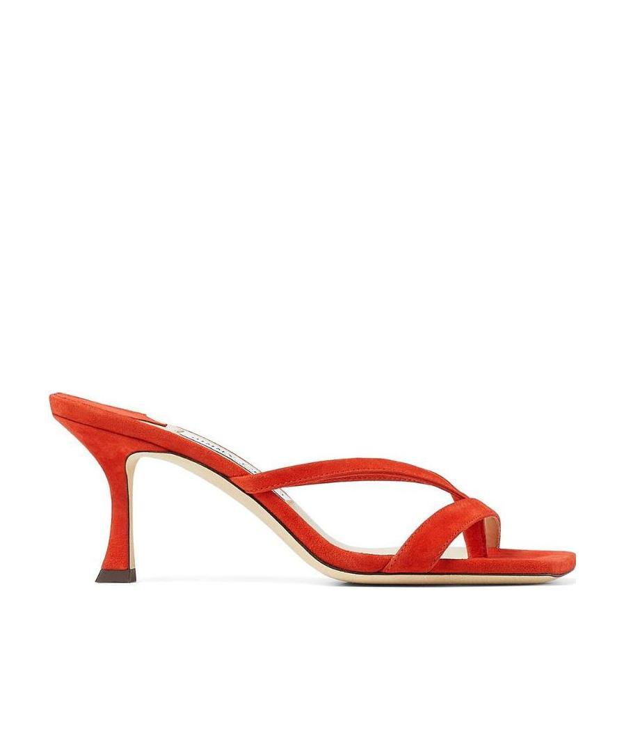 Shop Manolo Blahnik High-heeled Open-toe Sandals In Red
