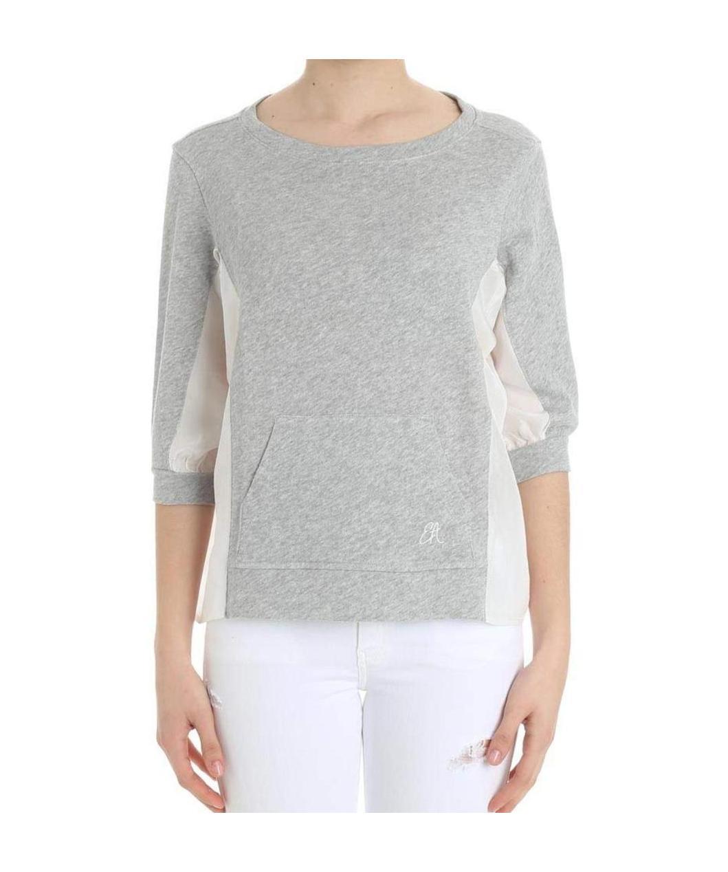 EMPORIO ARMANI ROUND-NECKED LOGO SWEATER