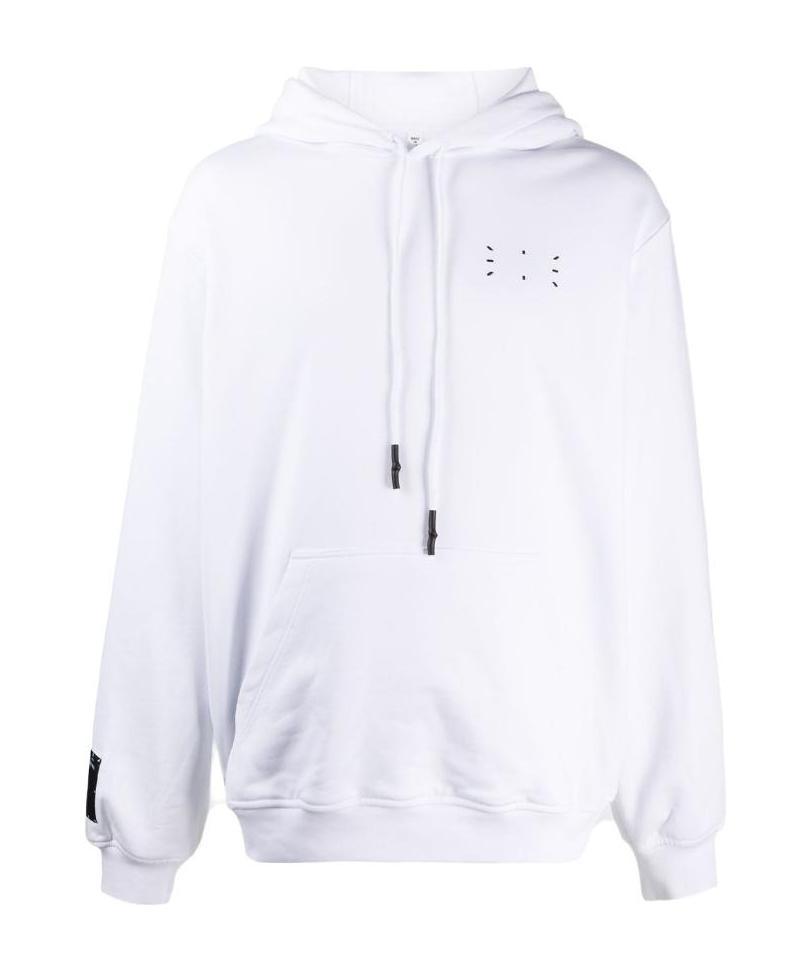 Mcq By Alexander Mcqueen Drawstring Hoodie In White