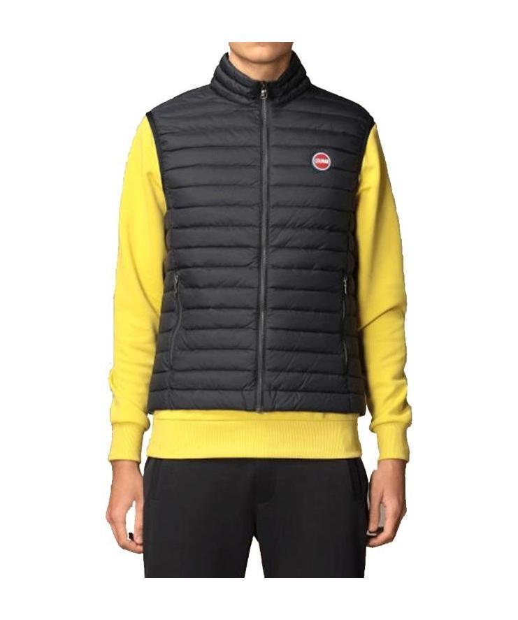 Colmar Logo-patch Quilted Gilet In Black