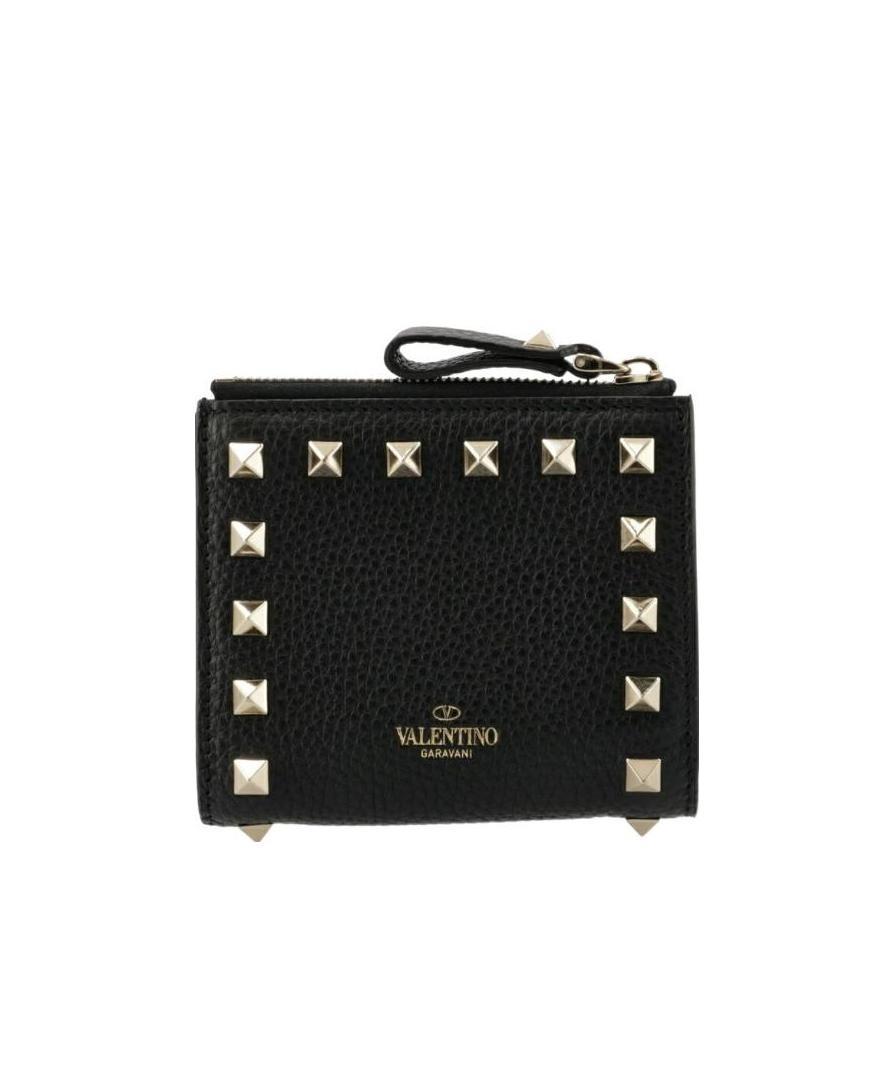 VALENTINO GARAVANI ROCKSTUD BI-FOLD WALLET 