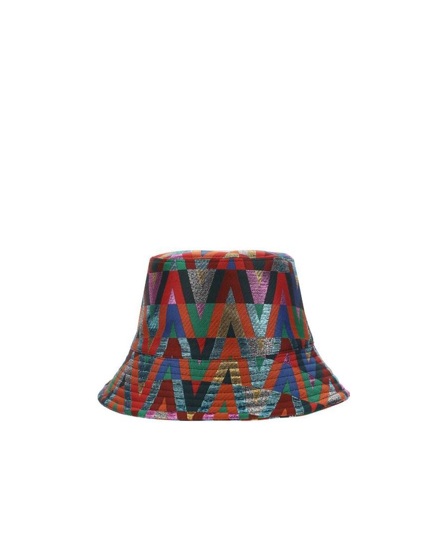 Valentino Optical Logo-print Bucket Hat In Multi