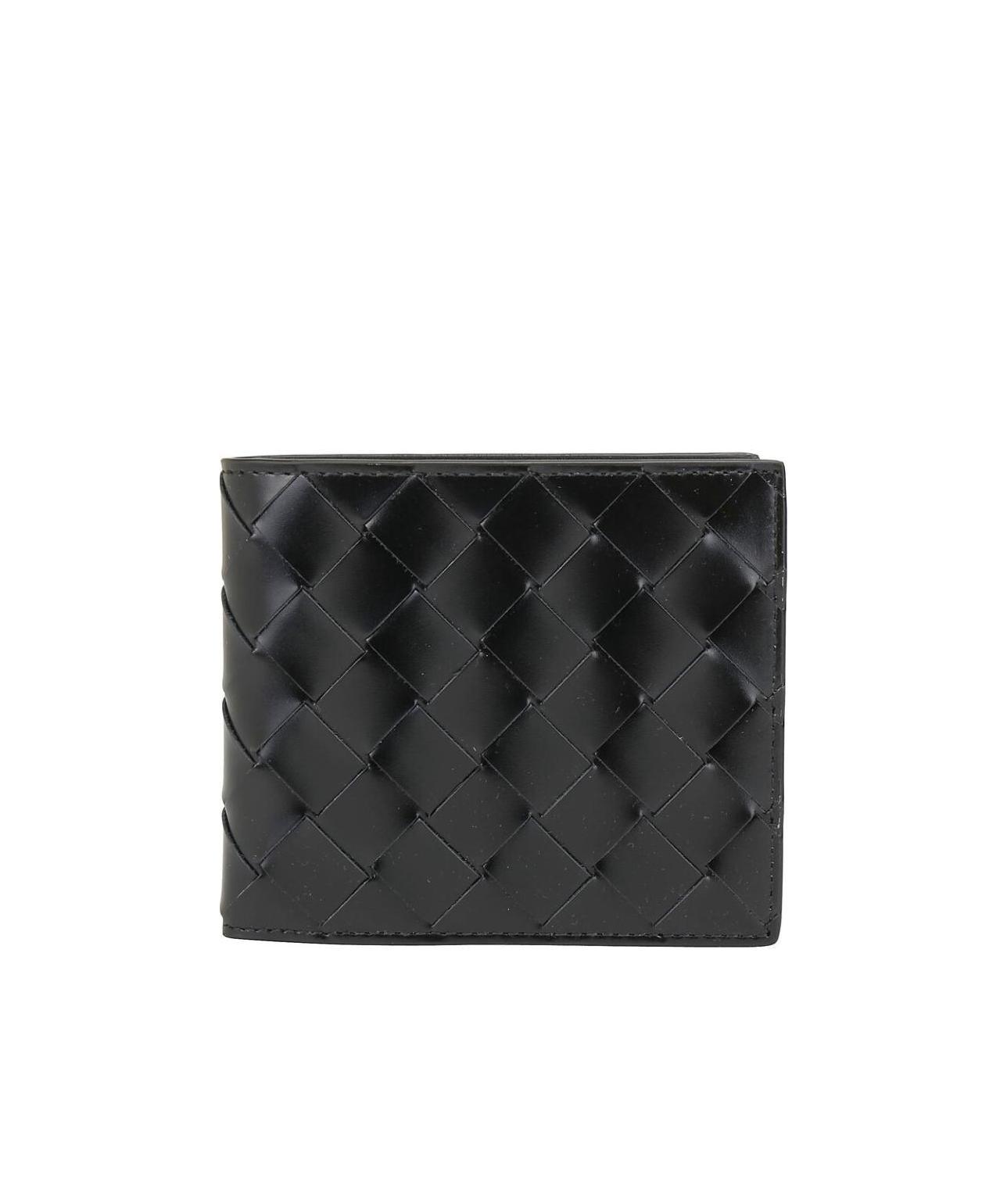 Bottega Veneta Weaving Wallet In Black