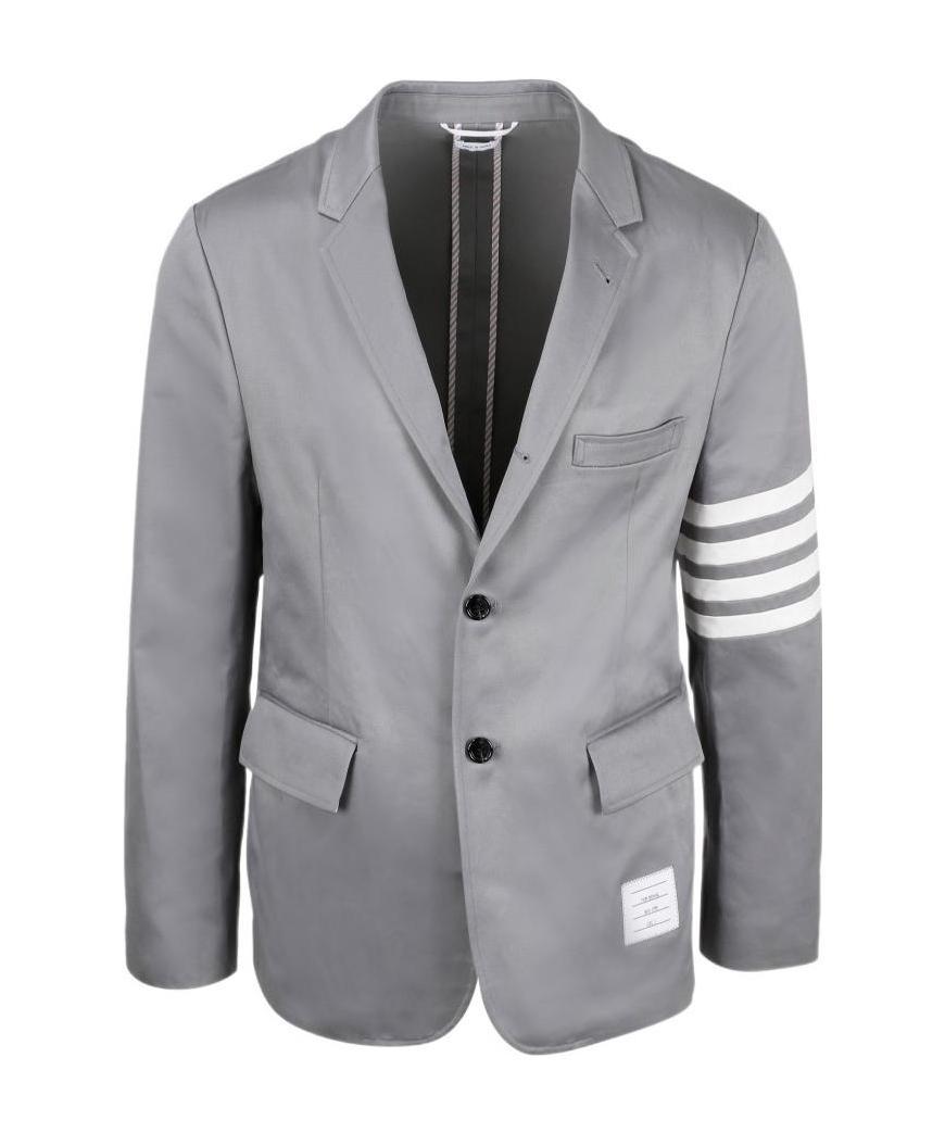 THOM BROWNE 4-BAR STRIPE SINGLE-BREASTED BLAZER