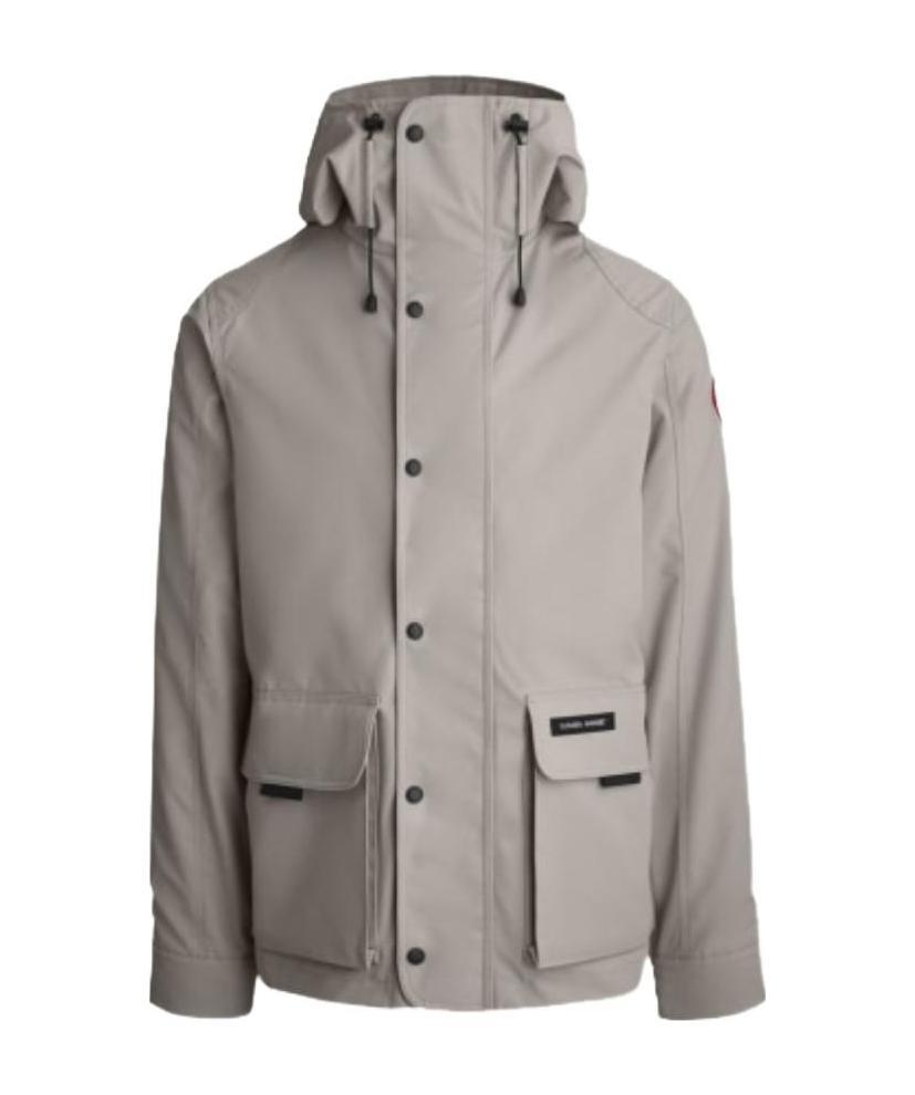 Canada Goose Lockeport Hooded Jacket In Gray