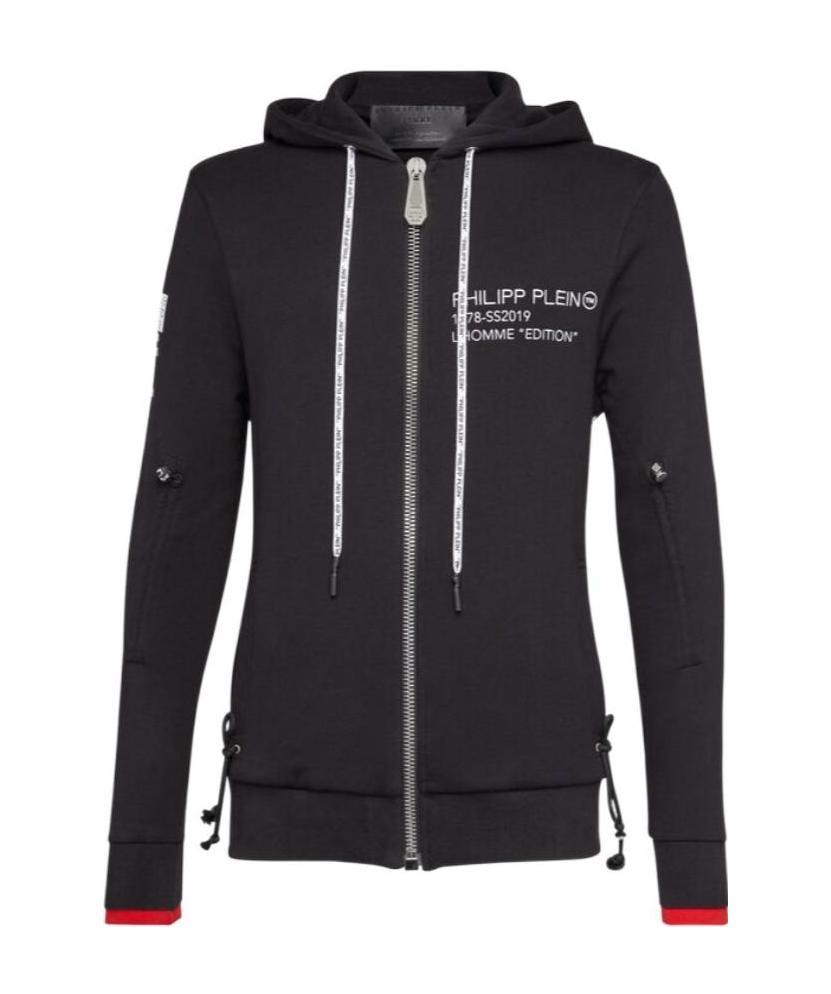 Philipp Plein Logo Casual Jacket In Black