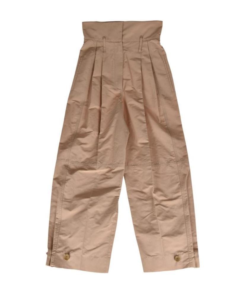 Givenchy High-waisted Cropped Trousers In Nude
