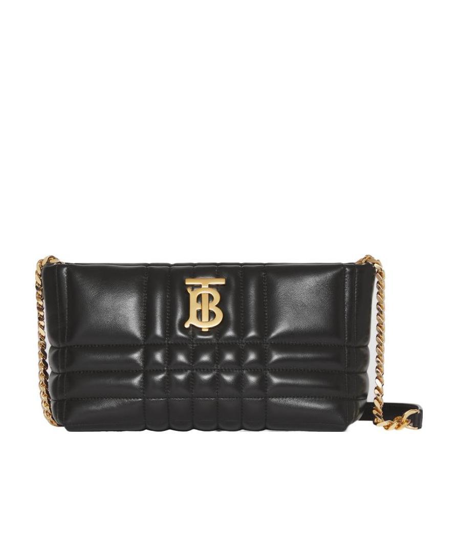 Burberry Lola Quilted Small Cross-body Bag In Black