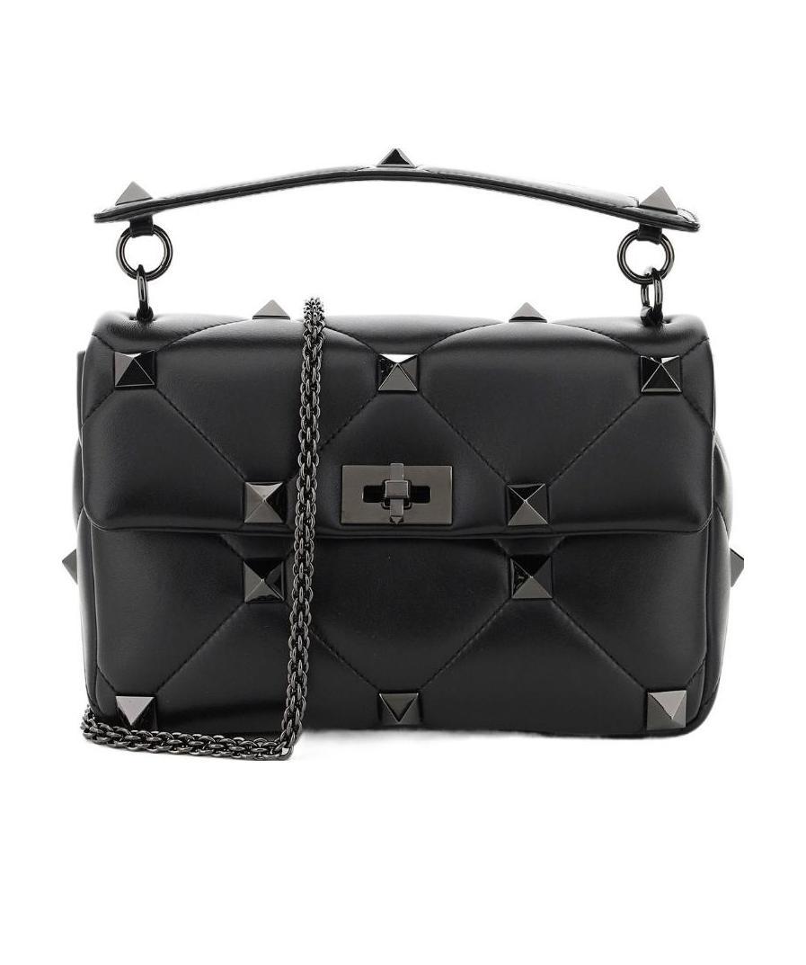 Valentino Rockstud-embellished Tote Bag In Black