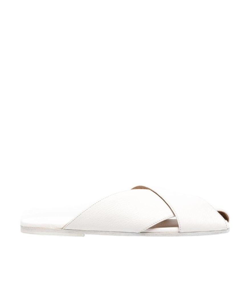 Marsèll Spatola Flat Sandals In White