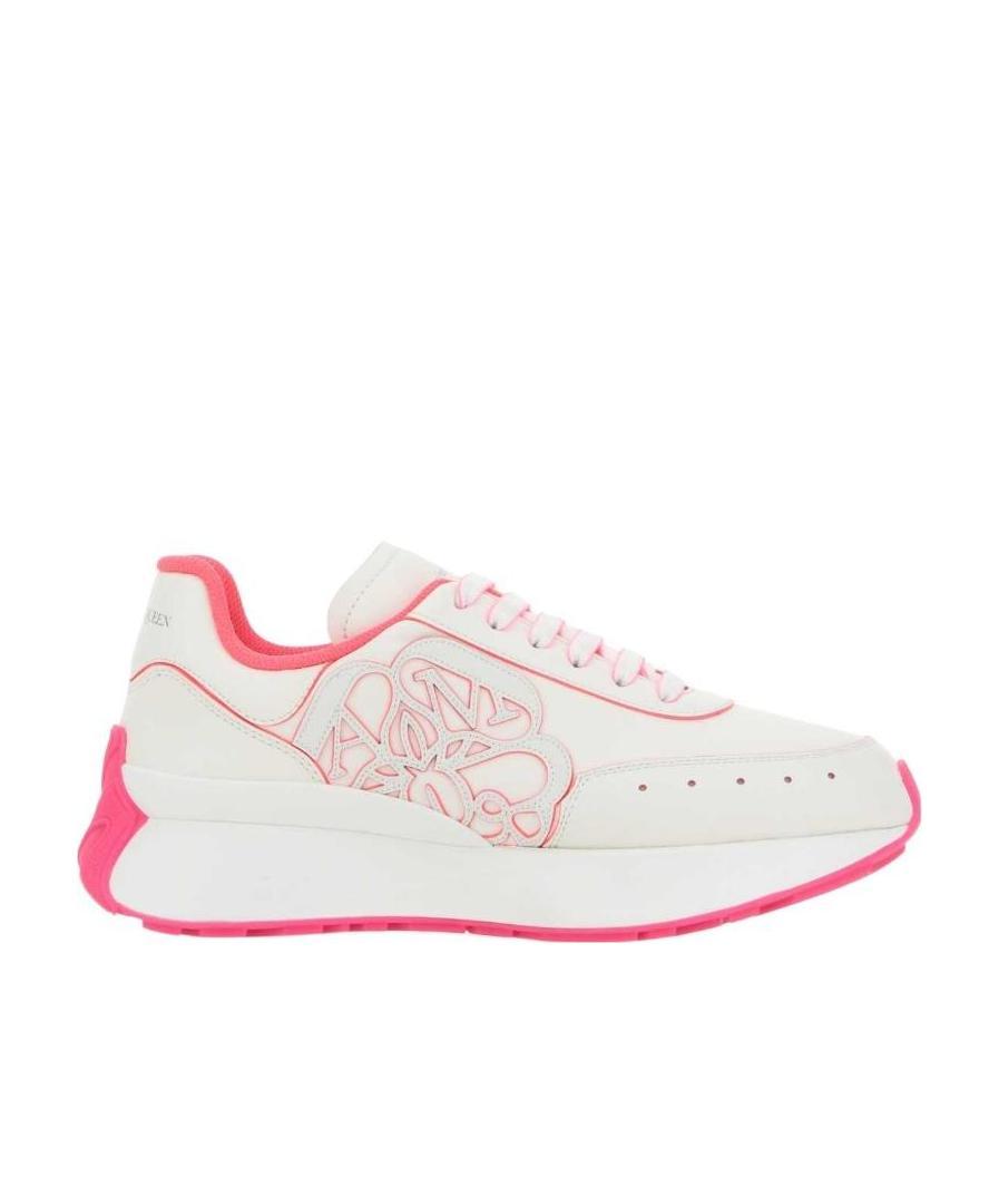 Alexander Mcqueen Logo Low-top Sneakers In White