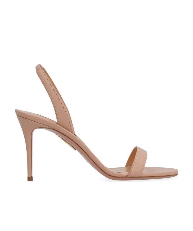 Aquazzura So Nude 105 Sandals In Nude