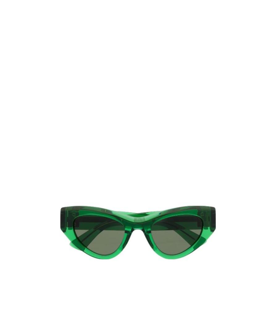 Bottega Veneta Eyewear Cat-eye Frame Sunglasses In Green