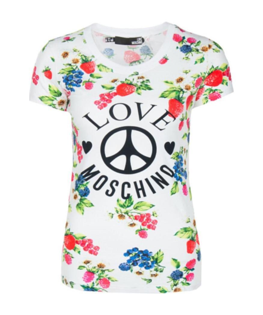 MOSCHINO LOGO PRINTED T-SHIRT