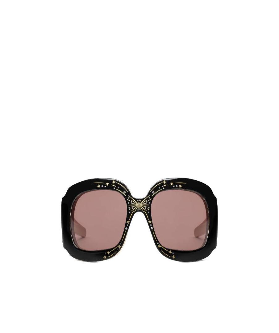 Gucci Eyewear Oversize Square Frame Sunglasses In Nude