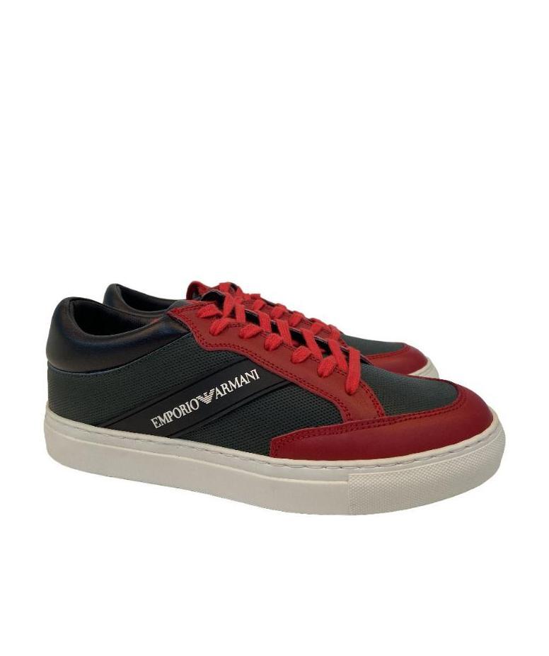Emporio Armani Logo Casual Sports Shoes In Multicolor
