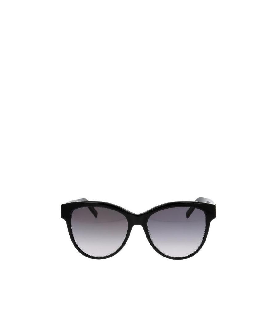 Saint Laurent Round-frame Sunglasses In Black